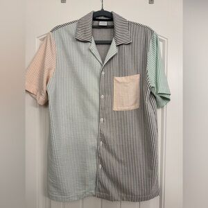 Men’s Zara Multicolor Button Down Dress Shirt